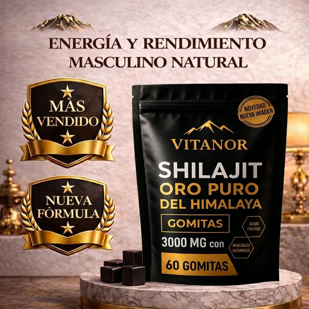 Shilajit 4000mg en Gomitas- Mas Energía y Deseo maculino