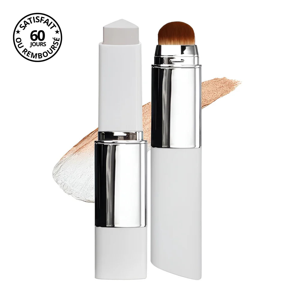 Perfección en 1 Minuto: Base 2 en 1 con Brocha Integrada (Paquete de 3)