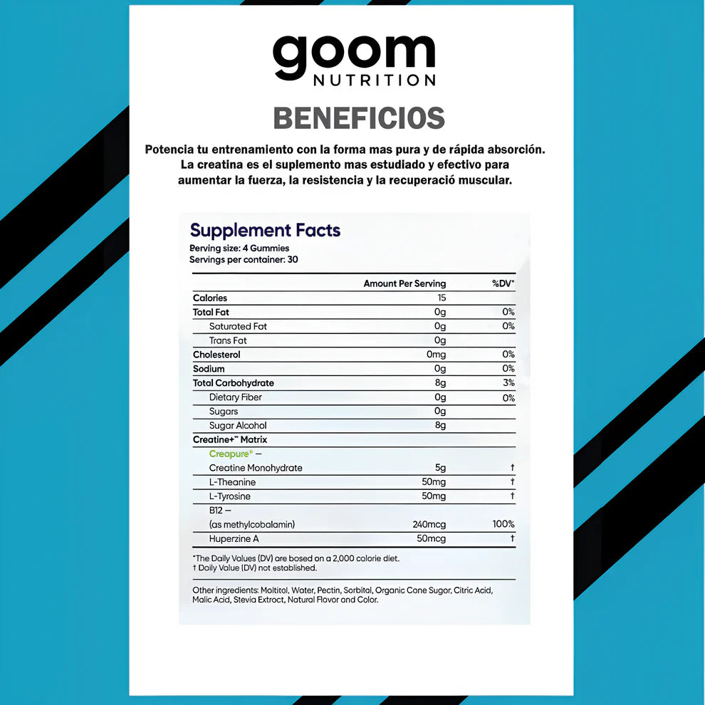 Gomitas Creatina | Potencia tu Rendimiento y Mayor Salud