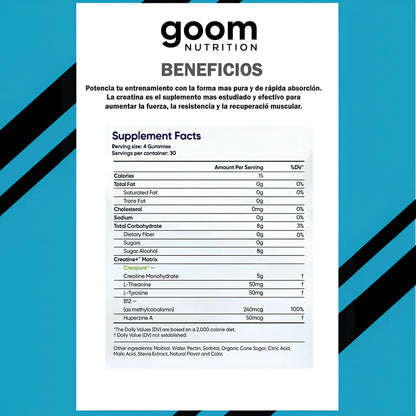 Gomitas Creatina | Potencia tu Rendimiento y Mayor Salud