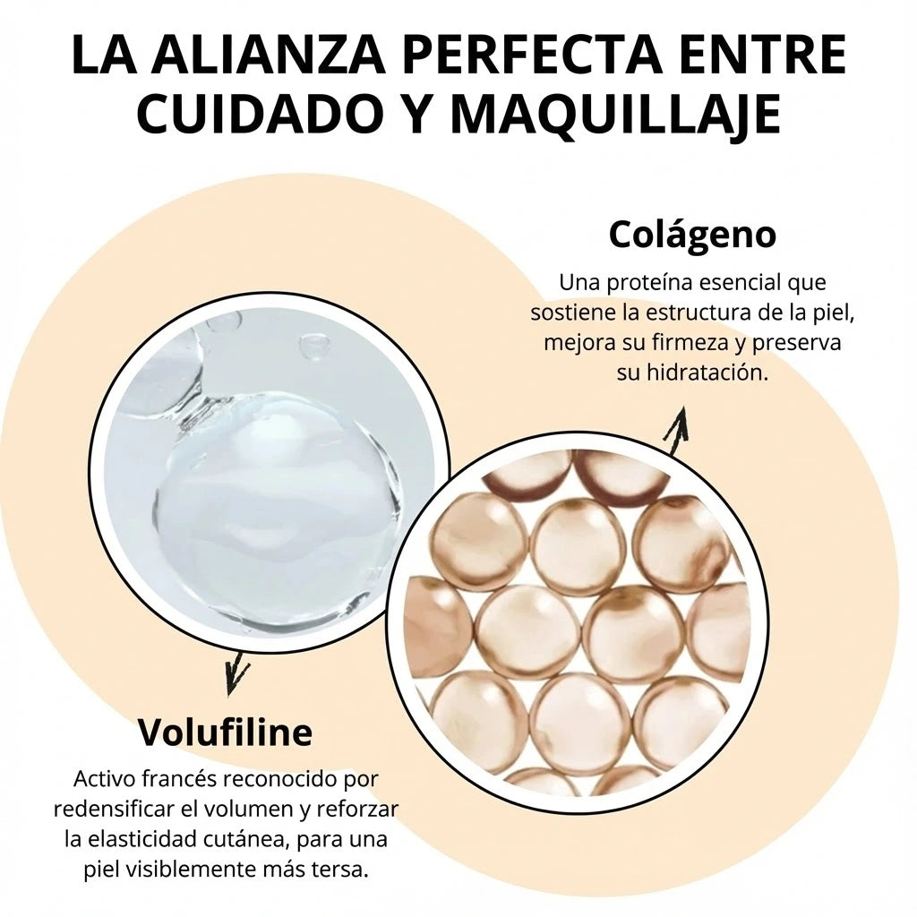 Perfección en 1 Minuto: Base 2 en 1 con Brocha Integrada (Paquete de 3)