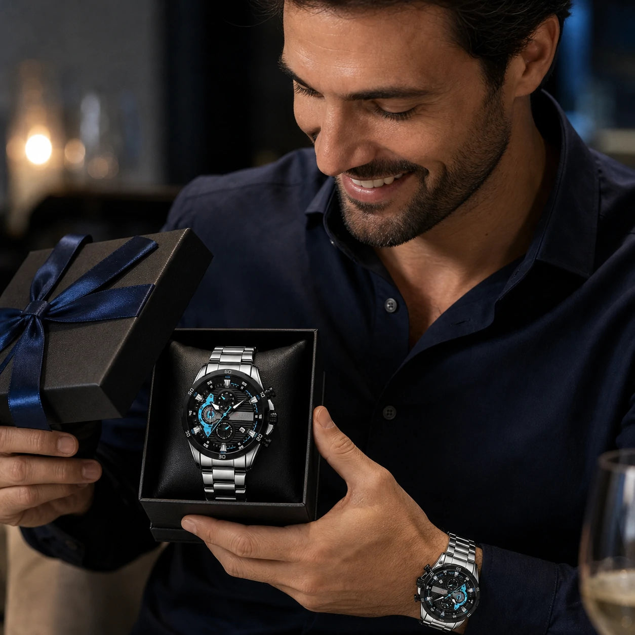 Curren Madrid® Reloj Hombre Acero