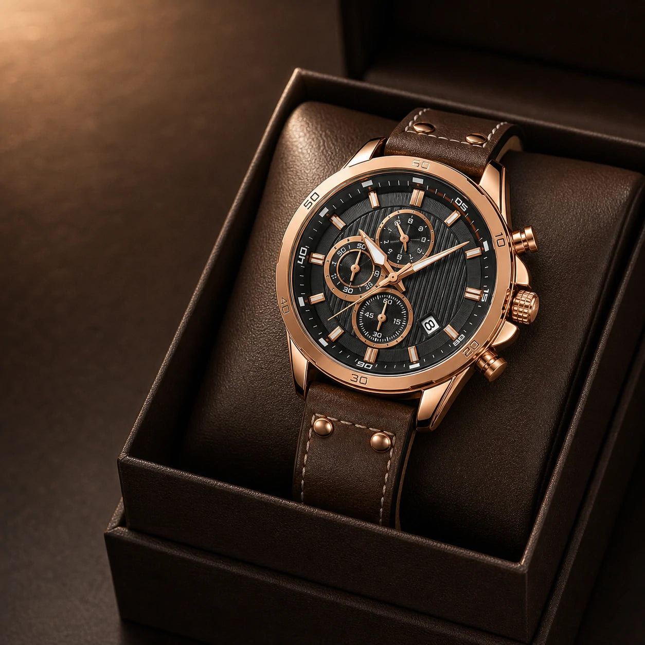 Curren Istanbul® Reloj Hombre Piel ⌚