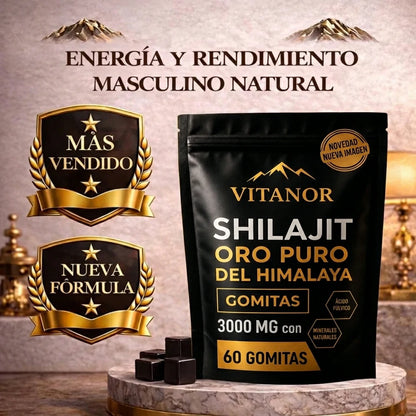 Shilajit 4000mg en Gomitas- Mas Energía y Deseo maculino
